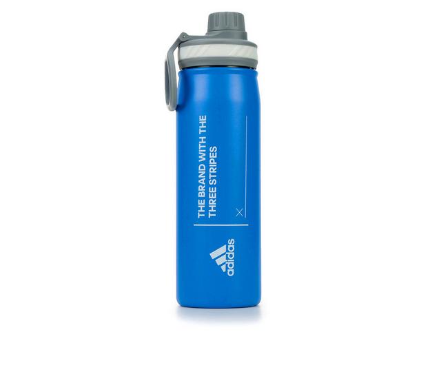 Adidas Steel Metal Twist Water Bottle in Blue/White color