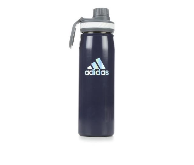 Adidas Steel Metal Twist Water Bottle in Navy/Silver Ref color