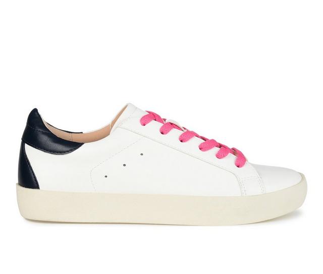 Women's Journee Collection Erica Sneakers in White color