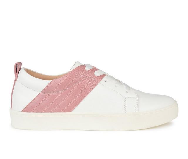 Women's Journee Collection Raaye Sneakers in Rose color