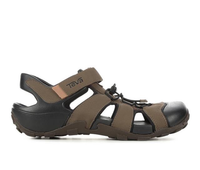 Men's Teva Flintwood Outdoor Sandals in Turkish Coffee color