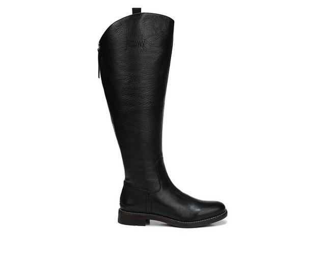 Women's Franco Sarto Meyer Wide Calf Knee High Boots in Black color