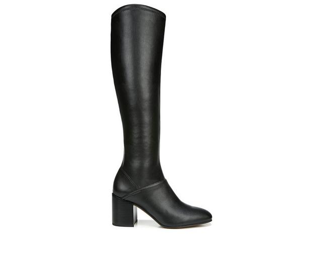 Women's Franco Sarto Tribute Wide Calf Knee High Boots in Black Smooth color