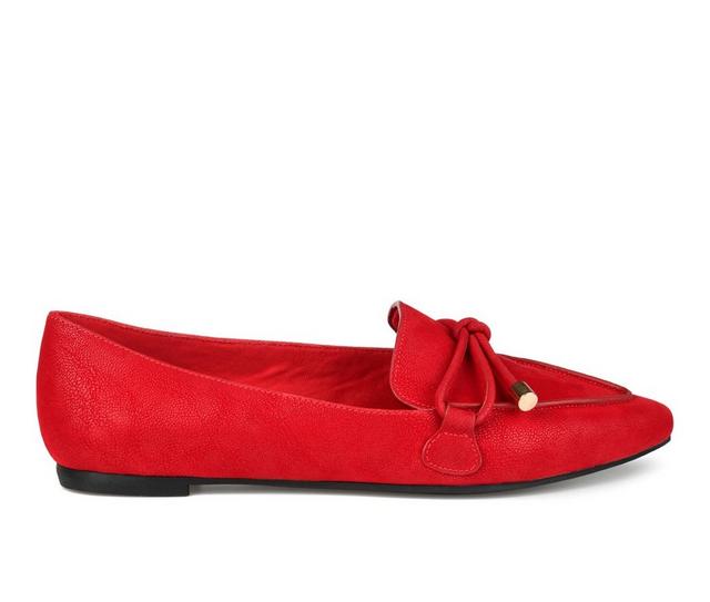 Women's Journee Collection Muriel Flats in Red color