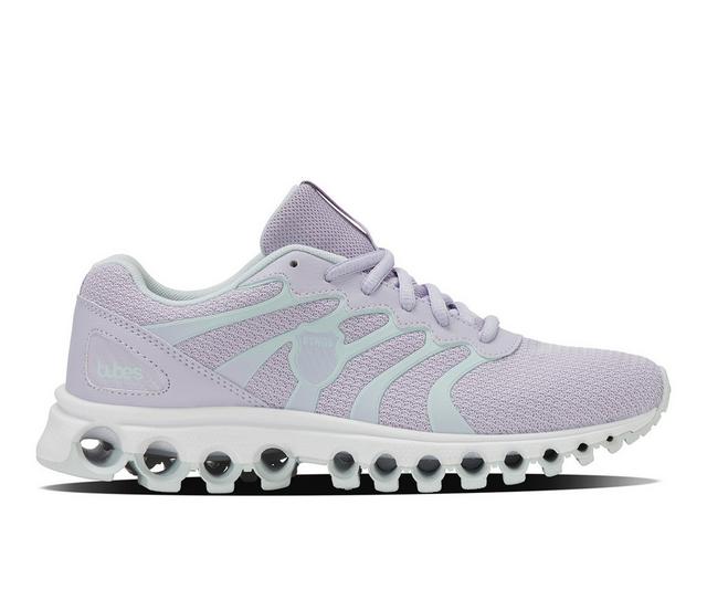 Women's K-Swiss Tubes Comfort 200 Sneakers in Lilac/Ice Flow color