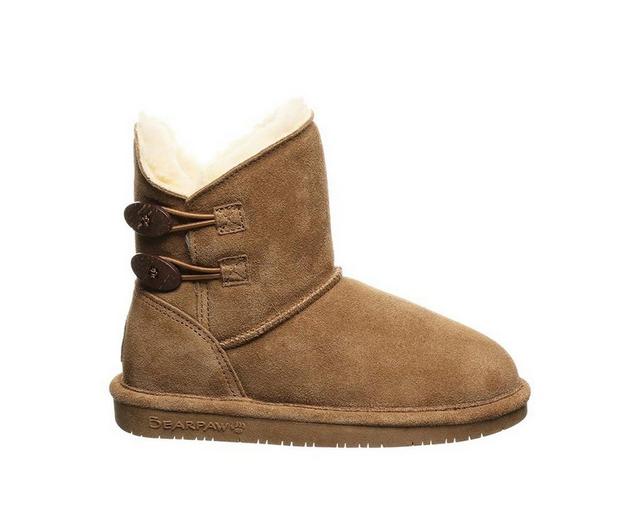 Girls' Bearpaw Little Kid & Big Kid Rosaline Boots in Hickory II color