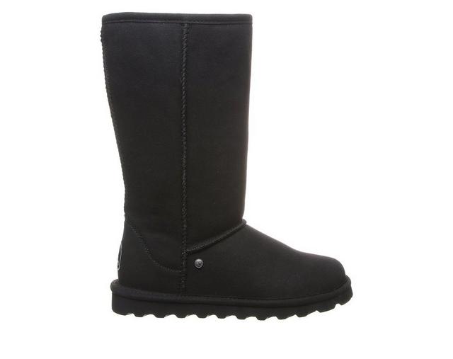 Women's Bearpaw Elle Tall Vegan Winter Boots in Black II color