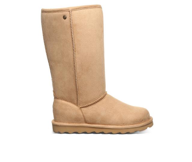Women's Bearpaw Elle Tall Vegan Winter Boots in Iced Coffee color