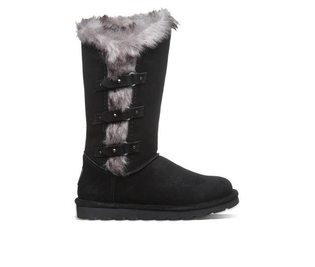 Women's Bearpaw Emery Tall Winter Boots in Black color