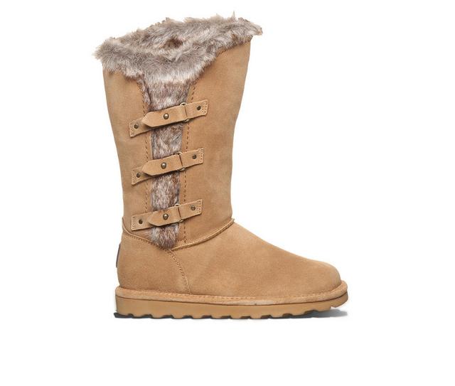 Women's Bearpaw Emery Tall Winter Boots in Iced Coffee color