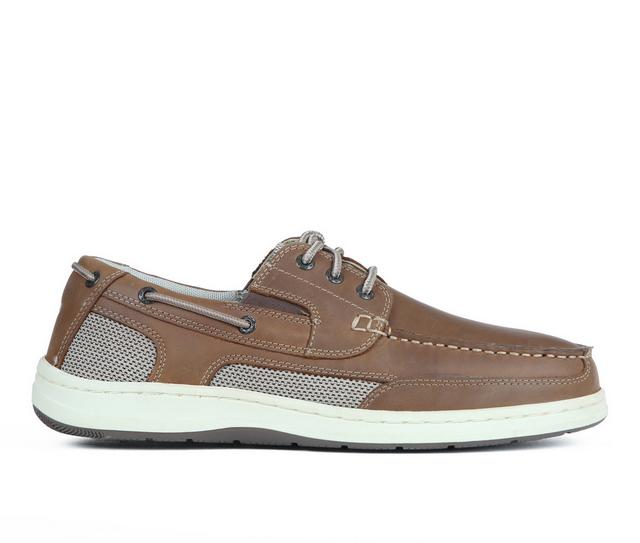 Men's Dockers Beacon Boat Shoes in Dark Tan color