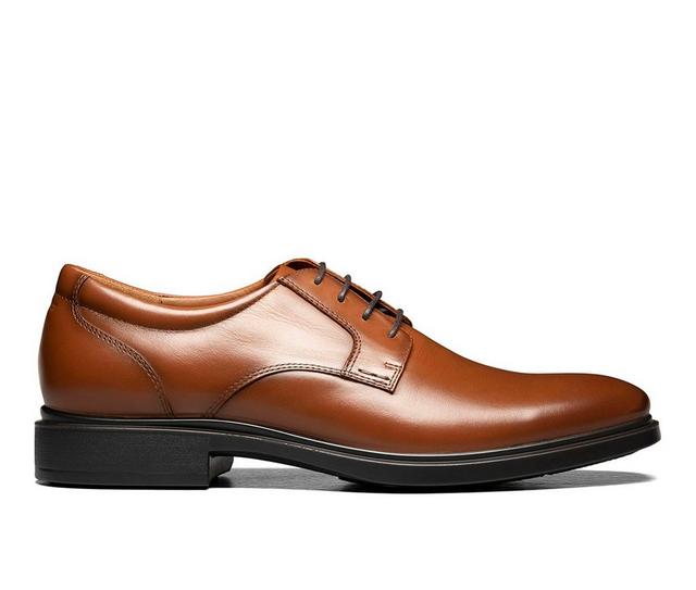 Men's Florsheim Forecast Plan Toe Oxford Dress Shoes in Cognac color
