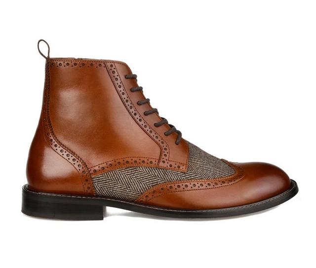 Men's Thomas & Vine Jarett Dress Boots in Cognac color