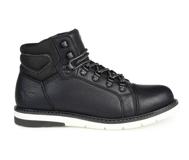 Men's Territory Atlas Casual Lace-Up Boots in Black color