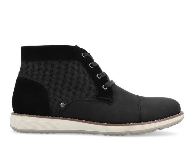 Men's Vance Co. Austin Chukka Boots in Black color