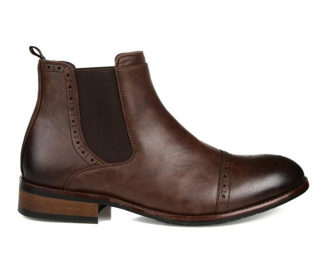 Men's Vance Co. Garrett Chelsea Boots in Brown color
