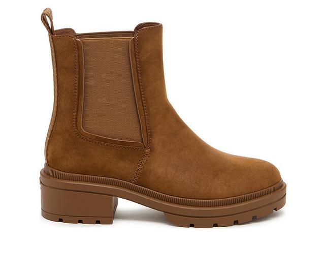 Women's Rocket Dog Iggie Chelsea Boots in Walnut color