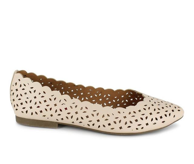 Women's Unionbay Wallace Flats in Biscuit color