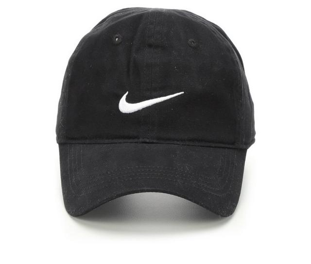 Nike Youth Swoosh Ball Cap in Y Black / White color