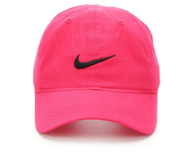 Nike Youth Swoosh Ball Cap in Y Rush Pink/Blk color