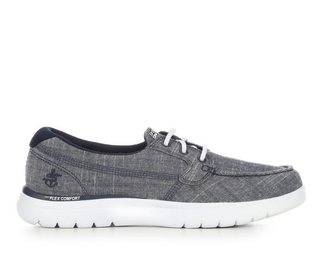 Women's Skechers Go Ashore 136453 Boat Shoes in Navy color
