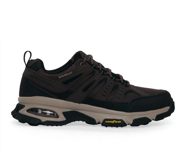 Men's Skechers 237214 Air Envoy Water Resistant Running Shoes in Brown/Black color