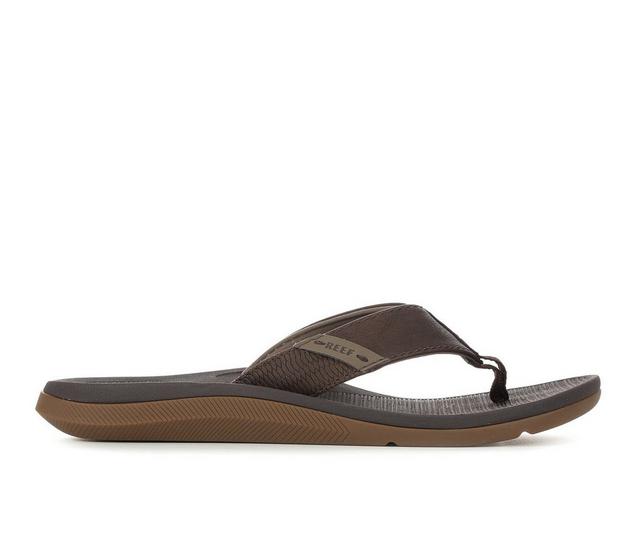 Men's Reef Santa Ana Flip-Flops in Brown color