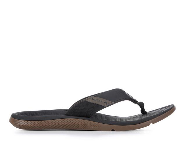 Men's Reef Santa Ana Flip-Flops in Black color