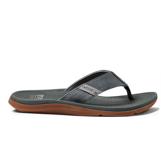 Men's Reef Santa Ana Flip-Flops in Grey color