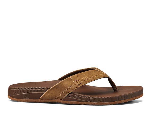 Men's Reef Cushion Spring Flip-Flops in Bronze color