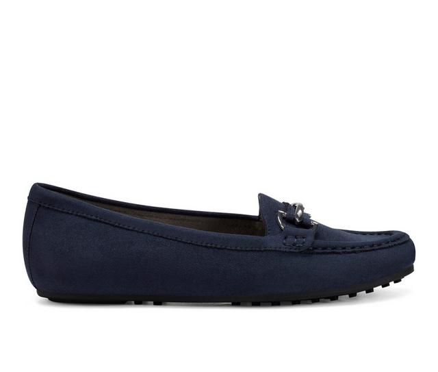 Women's Aerosoles Day Drive Loafers in Navy color
