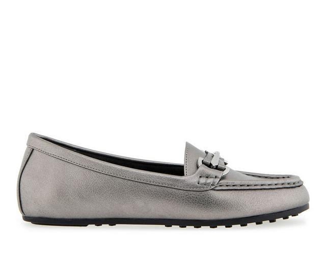 Women's Aerosoles Day Drive Loafers in Graphite color