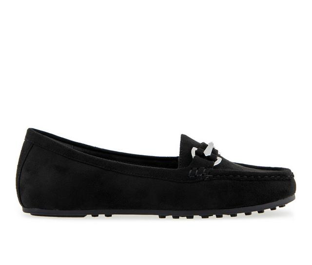 Women's Aerosoles Day Drive Loafers in Black color