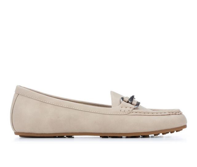 Women's Aerosoles Day Drive Loafers in Pale Khaki color