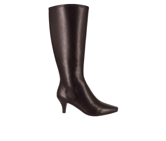 Women's Impo Namora Sustainable Knee High Boots in Earth Stretch color