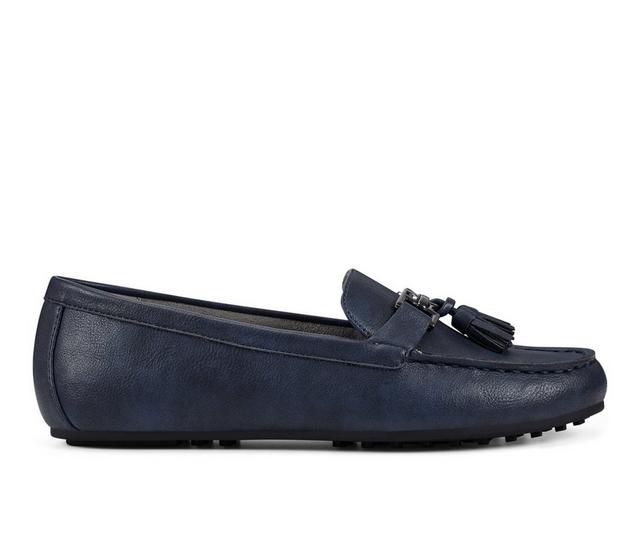 Women's Aerosoles Deanna Mocassin Loafers in Navy color