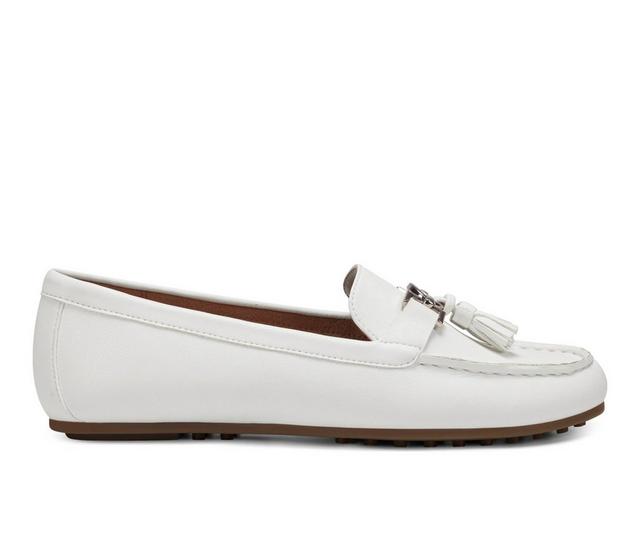 Women's Aerosoles Deanna Mocassin Loafers in White color