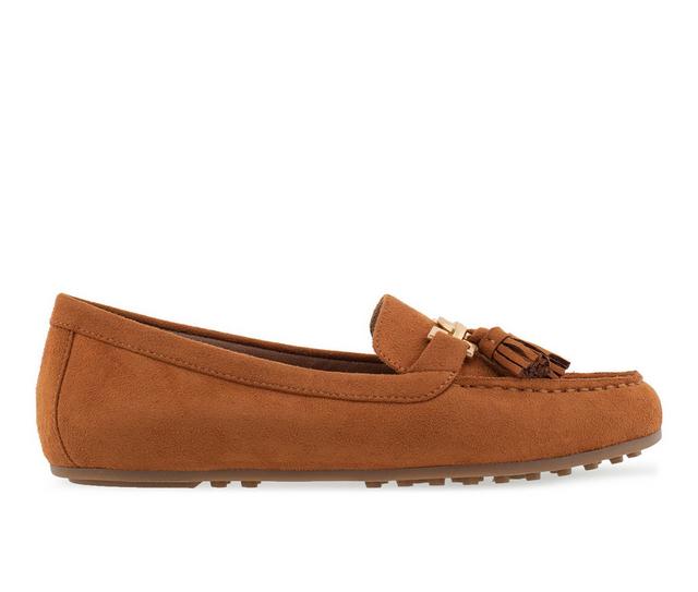 Women's Aerosoles Deanna Mocassin Loafers in Tan color