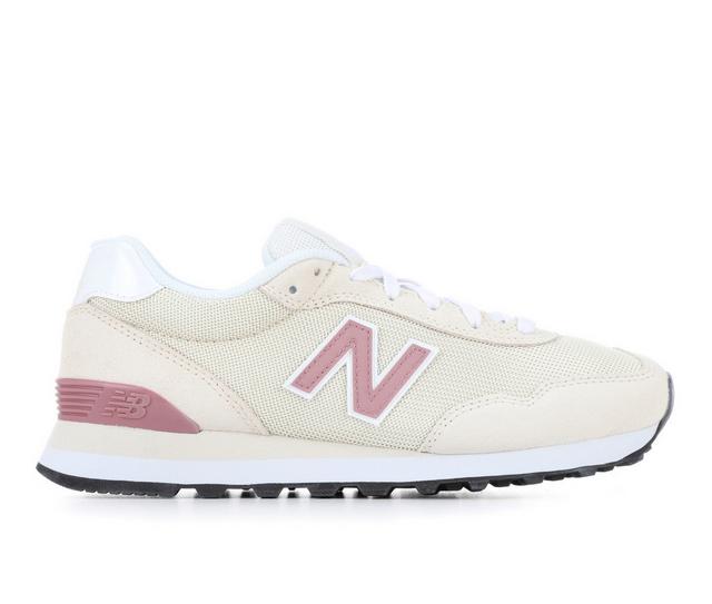 Women's New Balance 515 V3 Sustainable Sneakers in Linen/Rose/Wht color