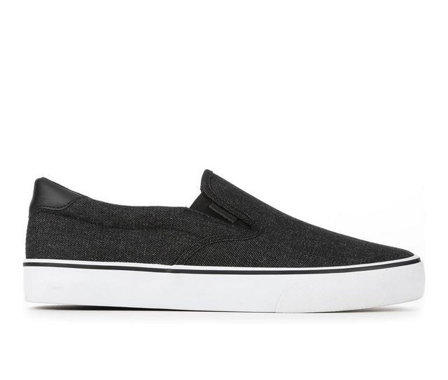 Men's Lugz Clipper Denim Casual Shoes in Black/White color
