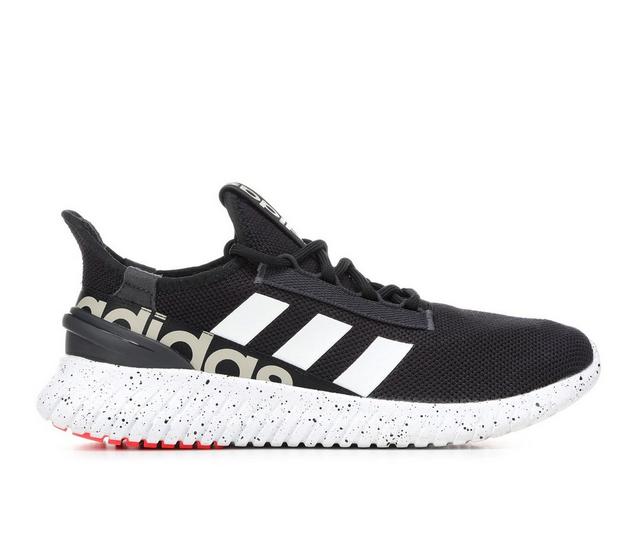 Men's Adidas Kaptir 2.0 Running Shoes in Black/White/Spk color