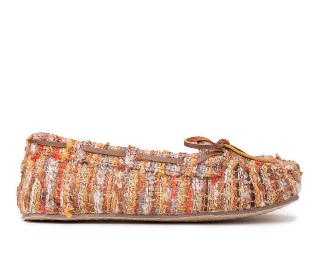 Minnetonka Women's Cally Moccasins in Brown Multi color