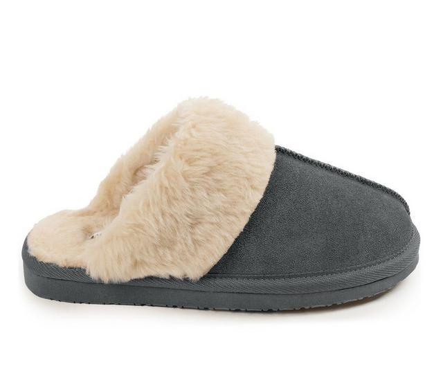 Minnetonka Women's Chesney Slippers in Charcoal color
