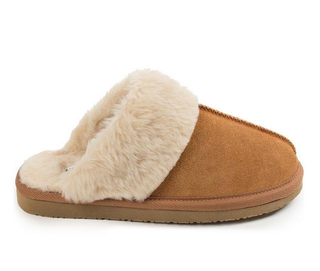 Minnetonka Women's Chesney Slippers in Cinnamon color