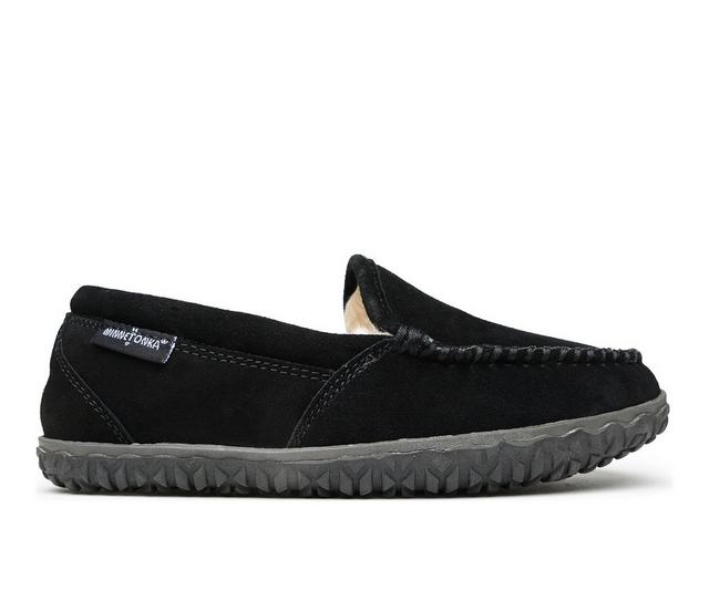 Minnetonka Women's Tempe Moc Slippers in Black color