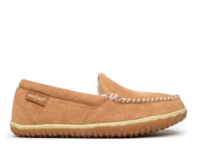 Minnetonka Women's Tempe Moc Slippers in Cinnamon color