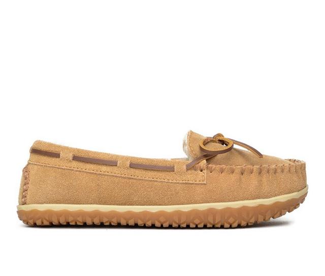 Women's Minnetonka Women's Tilia Moccasins in Cinnamon color