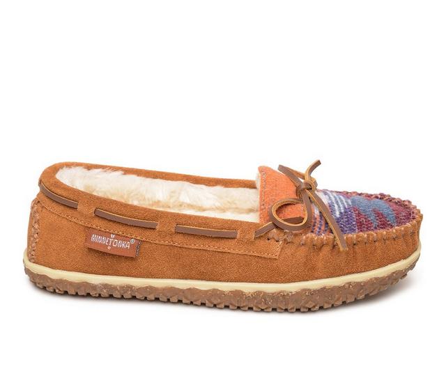 Women's Minnetonka Women's Tilia Moccasins in Brown Multi color