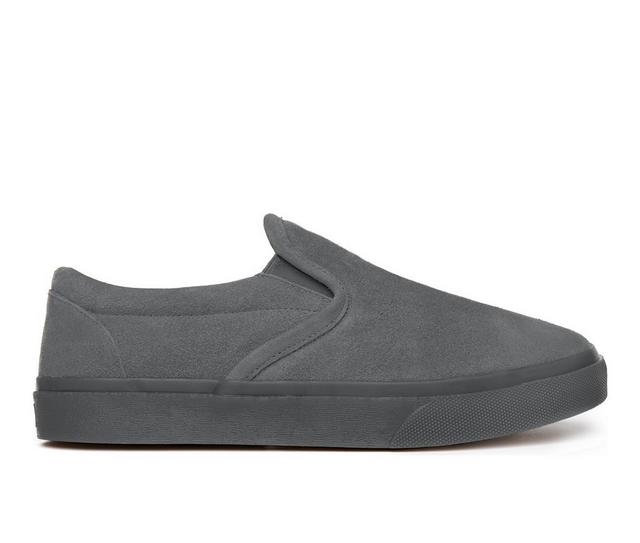 Men's Minnetonka Alden Slip-On Sneakers in Charcoal color