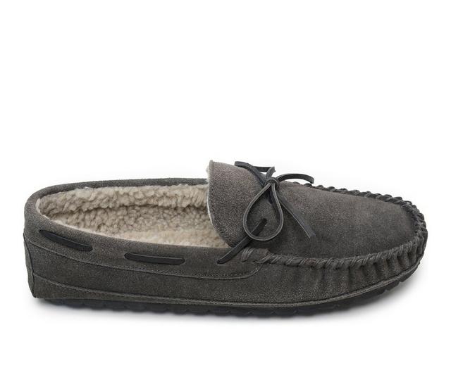 Minnetonka Men's Casey Moccasins in Charcoal color